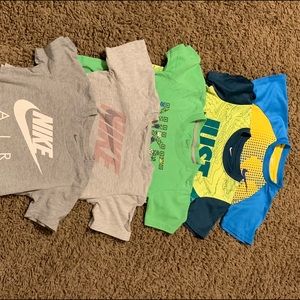 5 Nike T-shirts size 7